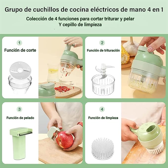 PICADORA ELECTRICA D/MANO D/VEGETALES