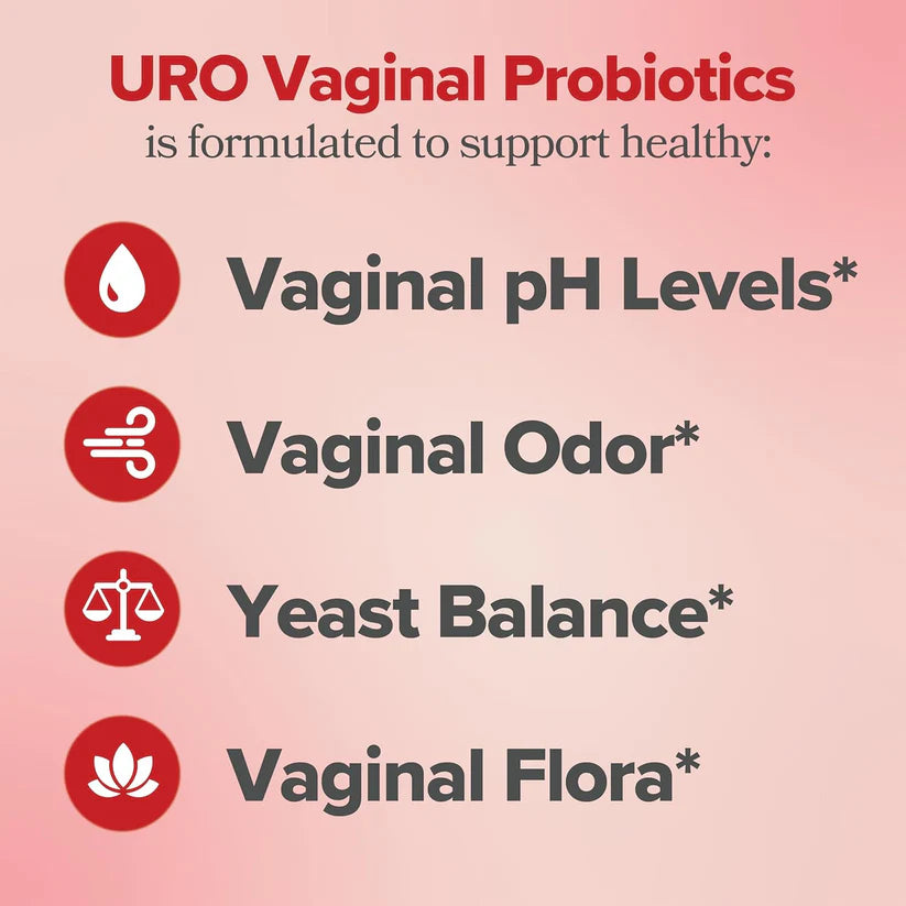 URO Vaginal Probiotics (BODEGA E) para la salud vaginal de las mujeres, equilibrio del pH
