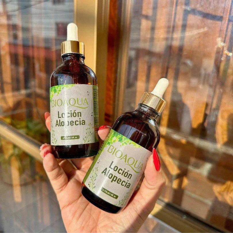 TONICO CAPILAR BIOAQUA - CRECIMIENTO DEL CABELLO, BARBA, CEJAS PARA HOMBRE Y MUJER