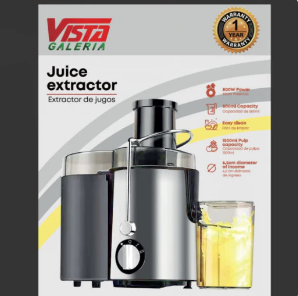Extractor de jugos Vista galeria 800W